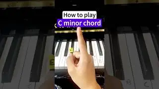 Аккорд до минор &mdash; лёгкий урок игры на фортепиано