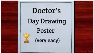 National Doctor Day Drawing || Doctor's Day Drawing ||world Doctor's Day Drawing Poster Easy