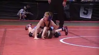 Nicholas Burgard vs Brandon Reeves 2013 OAC Junior High State (5th Place) 74 lbs