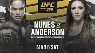 Amanda Nunes vs Megan Anderson Full Fight
