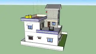 3D Model Of a 2 Storey House #3DModel #HouseDesigns #3DServices #ASwing #simplehouseDesign Part1