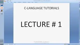 online courses Easy Programming C-Language Lecture # 1