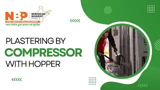 Plastering by compressor with hopper - EPS Panels