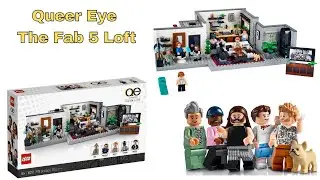 LEGO 10291 Queer Eye - The Fab 5 Loft Revealed