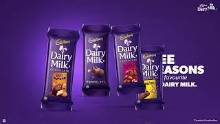 Cadbury Dairy Milk Variants - Fresh New Look - Peek-A-Boo - English