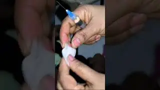 Dexamethasone Im intramuscular Arm  injection. 25 Ep- 04 By cannula 69 #shortvideo