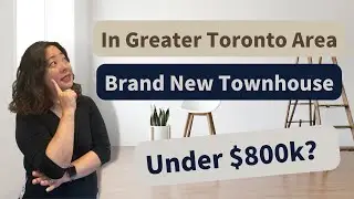 [Virtual Tour] GTA brand new townhouse, 5B+3W asking $750k | Toronto Real Estate