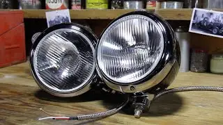 Speedway Guide 682-C Style Black Headlights