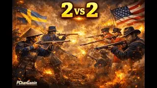 &iexcl;La Batalla Menos  INTENSA del 2 vs 2! Jap&oacute;n & Suecia vs Brit&aacute;nicos & USA &ndash; Age of Empires 3