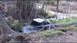 Redlands, CA - Traffic Collision Sends Vehicle Over Side of Freeway, Driver Hospitalized