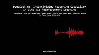 2501.12948 - DeepSeek-R1: Incentivizing Reasoning Capability in LLMs via Reinforcement Learning