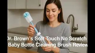 🍼 Dr. Brown's Soft Touch No Scratch Baby Bottle Cleaning Brush Review 🍼