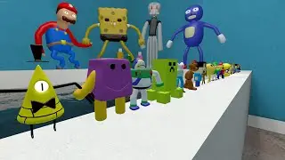 SPARTAN HYPER PUNCH All 3D Sanic Clones Memes in Garry's Mod!
