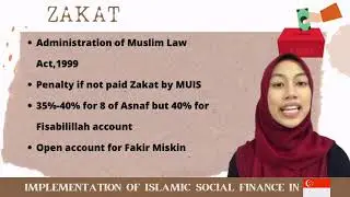 FIN546 IMPLEMENTATION, ISSUES AND CHALLENGES OF ISLAMIC SOCIAL FINANCE IN SINGAPORE