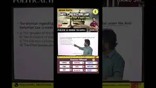 Anti-Defection Law Explained | Disqualification of Legislators in India @RAOSACADEMYHYD