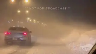 02-23-25 Windy Snow Squalls in Buffalo, NY