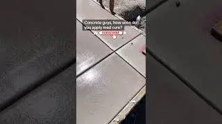 GATORADE ON CONCRETE? | MED CURE | #concretework #concretelife #bluecollar