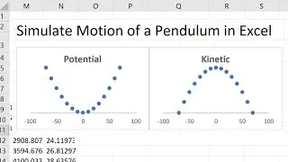 Simulate Motion of a Pendulum in Excel