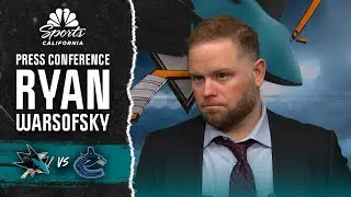 Ryan Warsofsky credits Sharks' fast start, strong finish in win vs. Canucks | NBC Sports California