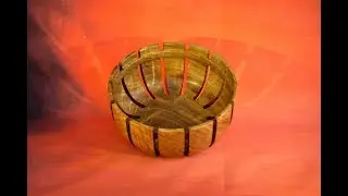 Woodturning - Paul Howard Fluting/Router Jig 9 - A Fluted Bowl in Bur Chestnut