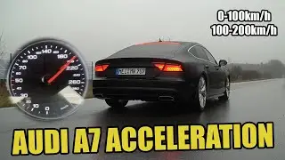 Audi A7 (C7) 3.0 TDI (272HP) | 0-200km/h | ACCELERATION | CarPerformance Media