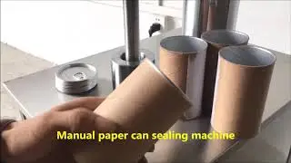 manual paper can sealing machine,semi auto can sealer,paper can seamer,maquina selladora de latas