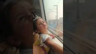 My first #hyderabad  #metro #ride. #cutebaby #viralshorts