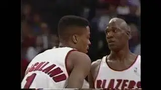 1993 NBA Playoffs First Round #4 Blazers vs #5 Spurs Game 1 Full Game