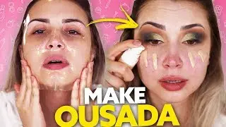 TESTANDO NOVOS PRODUTOS E MAKES DA GRINGA