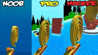 Spiral Roll - NOOB vs PRO vs HACKER