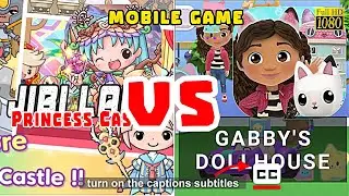 Jibi Land Princess Castle Walkthrough vs Gabby'S Dollhouse Toys