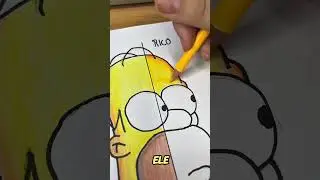 L&aacute;pis de Cor Pobre Vs Rico Parte 2 #colorir #arte #desenho
