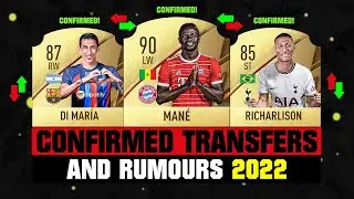 FIFA 22 | NEW CONFIRMED TRANSFERS & RUMOURS! 🤪🔥 ft. Mane, Di Maria, Richarlison... etc