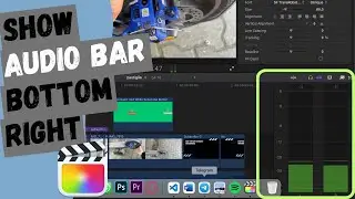 Show/Hide Bottom-Right Audio Bars | Final Cut Pro 🎬