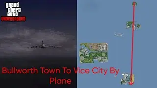 Подземка GTA | От Буллворта до Вайс-Сити | На самолёте (длинный авиамаршрут на карте Подземки GTA)