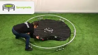 Anleitung-Video Etan Premium Gold Bodentrampoline Sprungmatte Rund
