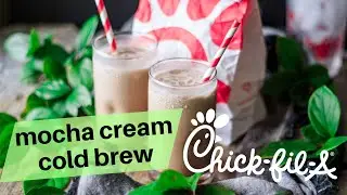 Making Chick-fil-A Mocha Cream Cold Brew!