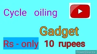 Cycle oiling gadgets// Cycle oiling gadgets only 10 rupees// Best gadget in cycle//#Cycle modified