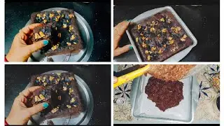 Eggless Ragi & Oats, chocolate Brownie Recipe - Gluten Free |Best Fudgy Chocolate Brownie 