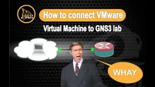 Как подключить виртуальную машину VMware к вашей лаборатории GNS3! 💡
