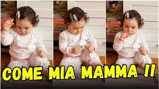 La piccola Camilla sorprende imitando i gesti di mamma Rosalinda