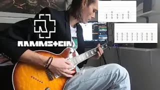 ICH WILL - RAMMSTEIN GUITAR COVER (Tabs)