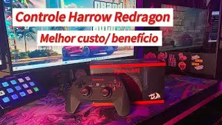 Controle Harrow da Redragon - Melhor custo / benef&iacute;cio.