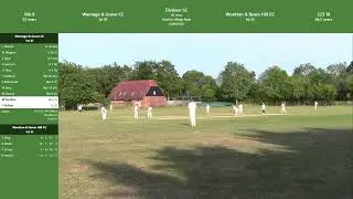 Wantage & Grove CC 1s vs Wootton & Boars Hill 1s