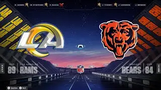 RAMS 🆚 BEARS NFL PLAYOFFS LIVE #gaming #madden26 #NFL #sports #scores #clips