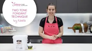 Как создать двухцветный эффект с помощью помадки