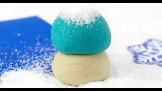 Snow Dough - Fluffy Winter Playdough Recipe