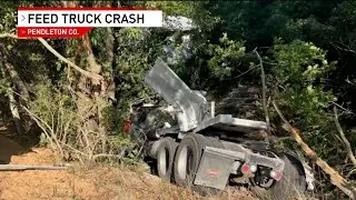 Truck driver flown to hospital after crash in Pendleton County