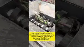 Shredding and recycling of used bicycles#recycle #shredder #factory