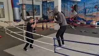 Training with Grandad Trevor Ambrose